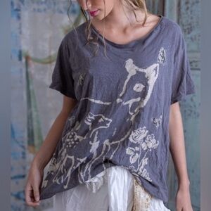 Magnolia Pearl Deer In Spring Little Deer Tee🔥